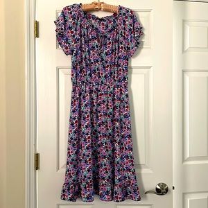 Talbots Floral dress Size 4